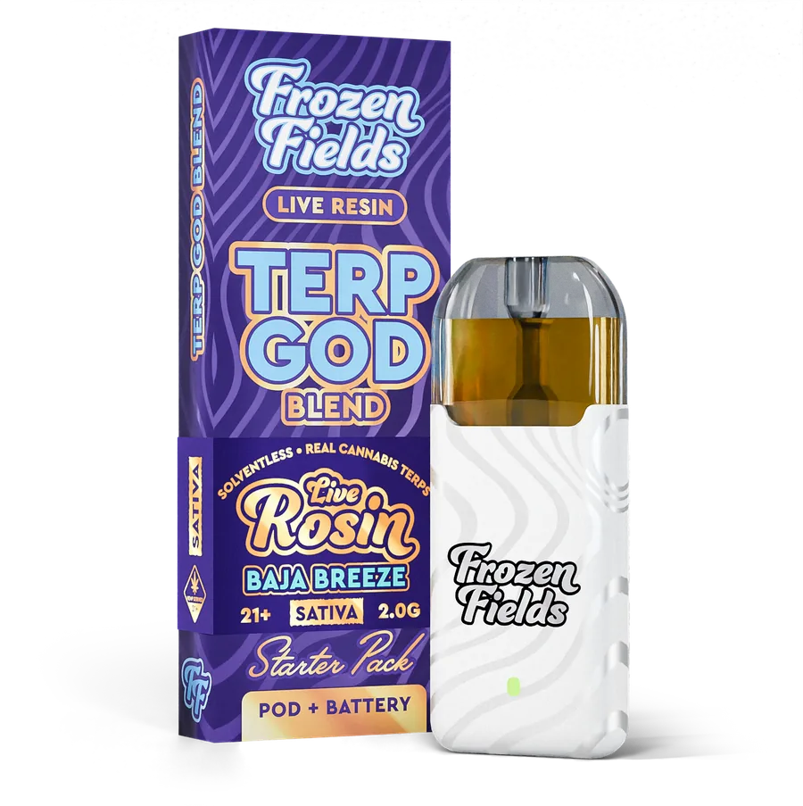 Baja Breeze Terp God Blend live rosin starter pack